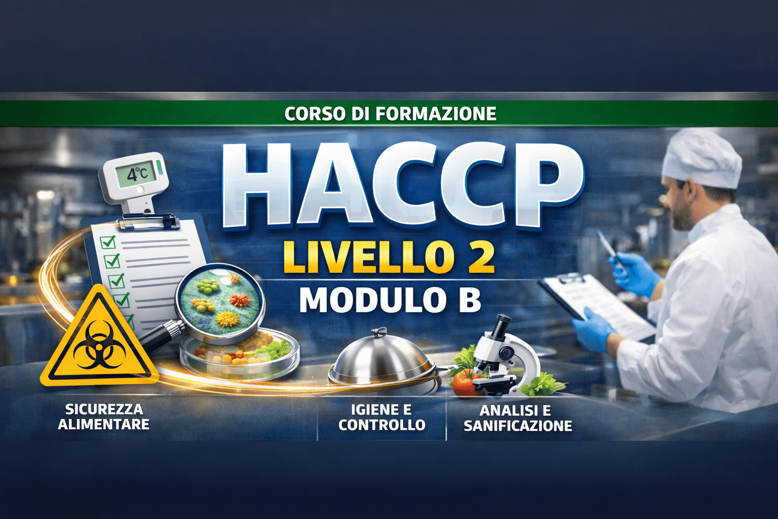 CORSO HACCP MODULO B – Per addetti Livello 2