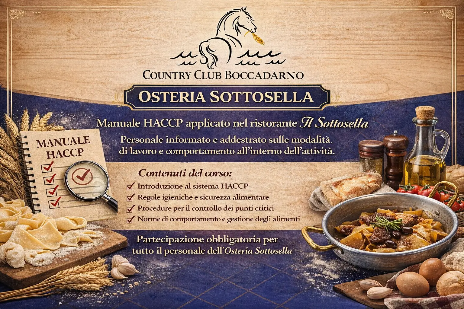HACCP – Manuale di Autocontrollo “Il sottosella”